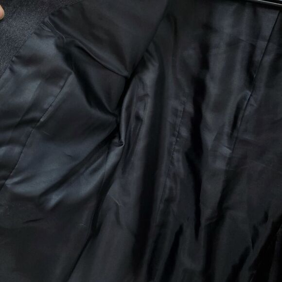 PENDLETON 100% Virgin Wool Checkered Check Mock Neck Button Jacket Blazer - Picture 11 of 12